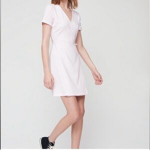 Sunday Best Giselle Ribbed  T-shirt Wrap Dress